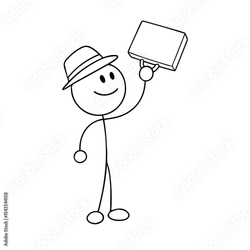 Happily Dancing Businessman