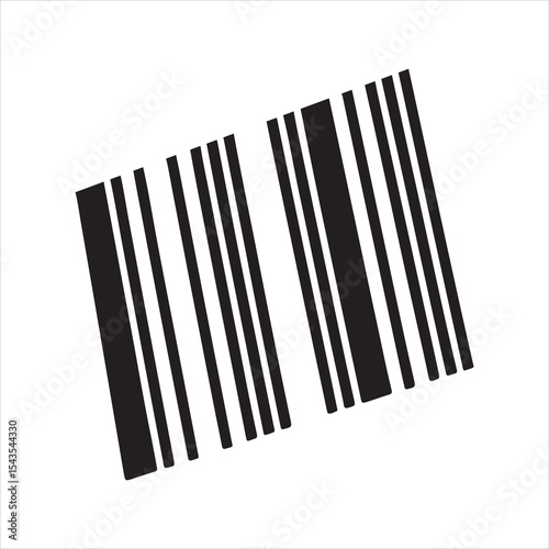 Barcode Icon – Digital Tracking, Shopping, and Checkout Graphic for E-commerce and POS