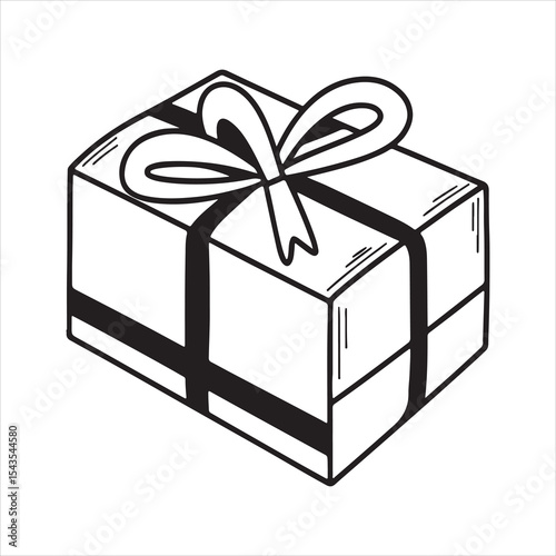 Package Icon – Cardboard Box, Courier, and Freight Graphic Element for Apps and Web