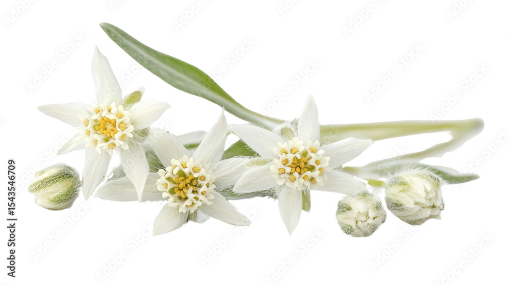 custom made wallpaper toronto digitalRare alpine edelweiss bloom Transparent background, PNG file