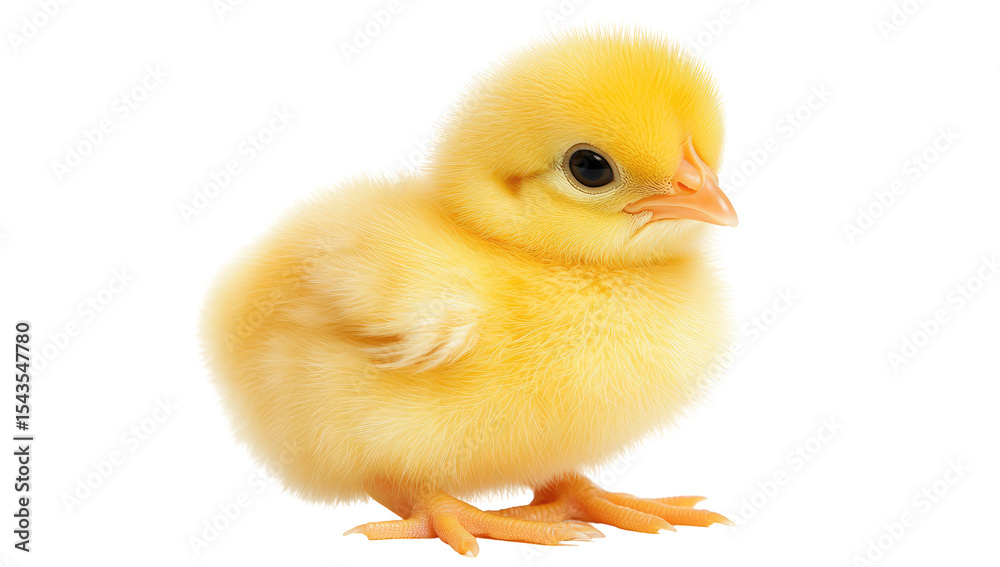 Fototapeta premium Adorable yellow chick