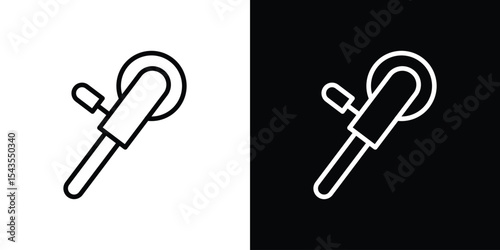Polisher icon filled flat sign concept for web design.