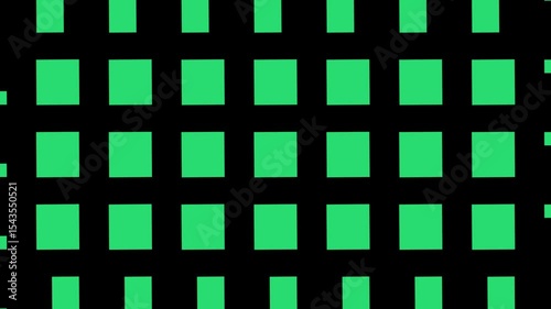 green rectangle geometric shape design in black pattern abstract background motion textile segment illustration digital art
