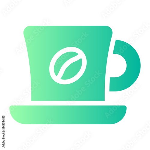 coffee gradient icon