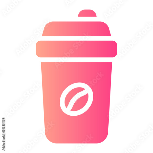 coffee gradient icon