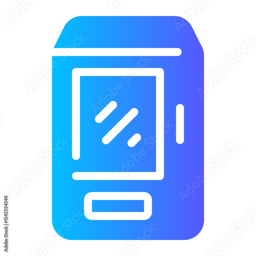 vending machine gradient icon