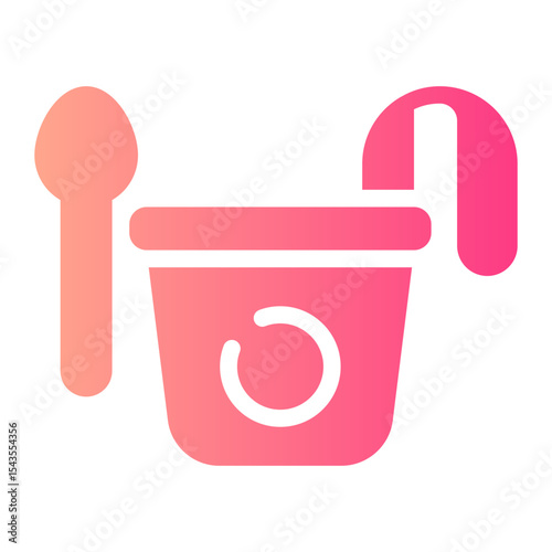 yogurt gradient icon
