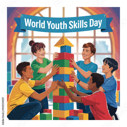 World Youth Skill Day Observation Poster Banner 1