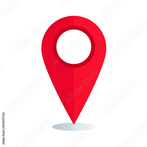  minimalistic and clean design, centered in frame. High-resolution, perfect for GPS maps, navigation apps, or user interface elements.