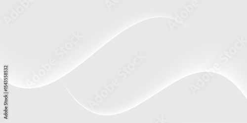 abstract white background with gradient color and artistic dynamic line decoration eps10