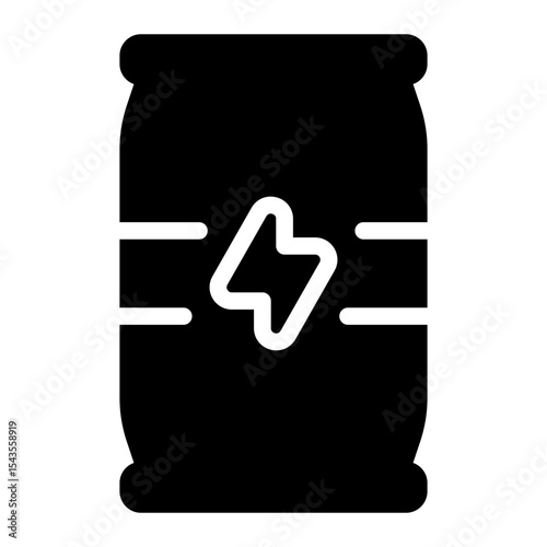 energy drink glyph icon