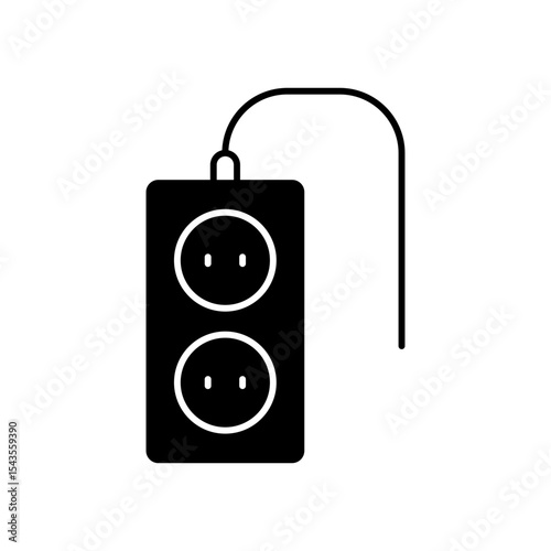 Power Strip Plug Sockets Fill Icon