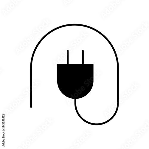 Electric Plug Connector Fill Icon