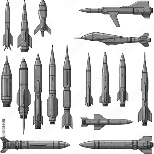 A Comprehensive Overview of Various Missile Designs and Their Strategic Implications in Modern Military Applications and Tactical Deployments
