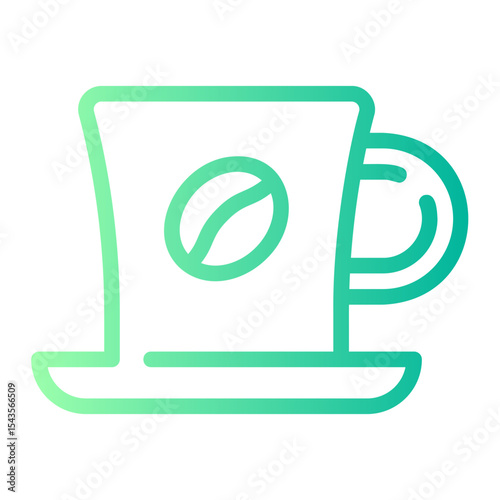 coffee gradient icon