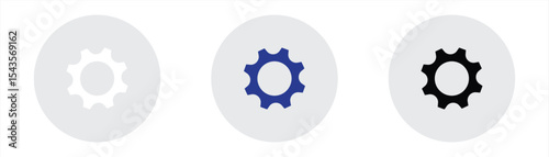 setting icon. gear icon vector