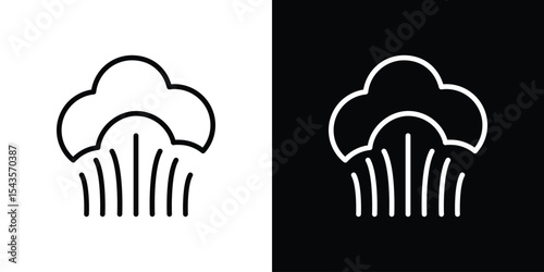 Steam icon filled flat sign concept for web design.