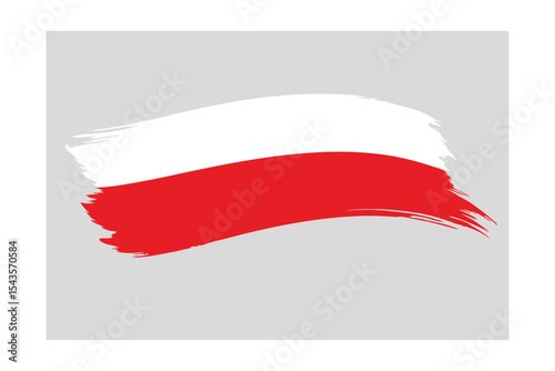 Brushstroke Flag Poland Free Download Brushstroke Flag Poland - GFXLoad