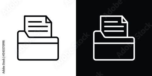 Store files icon filled flat sign concept for web design.