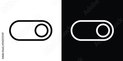 Switch icon filled flat sign concept for web design.