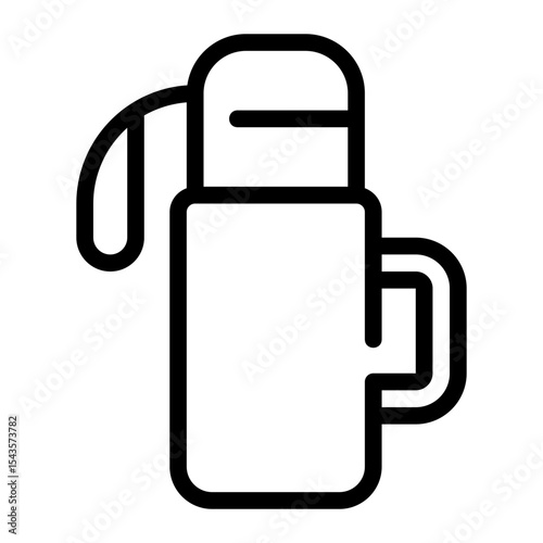 thermos line icon