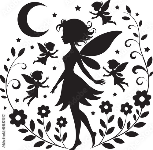 afro fairy, fairy silhouette, black fairy, natural hair fairy, afro hair, magic fairy, enchanted fairy, fantasy silhouette, whimsical fairy, fairy wings, dark skin fairy, cultural fairy, magical girl,
