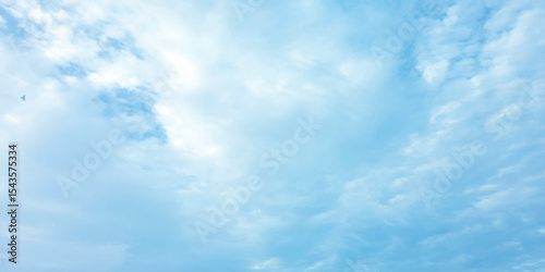  Daylight natural daylight, blue Panorama, sky, soft background, fresh weather, image surface, foggy pattern, white cloud,s air fluff, sunny clouds