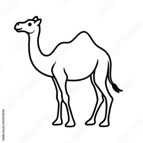 Camel line art