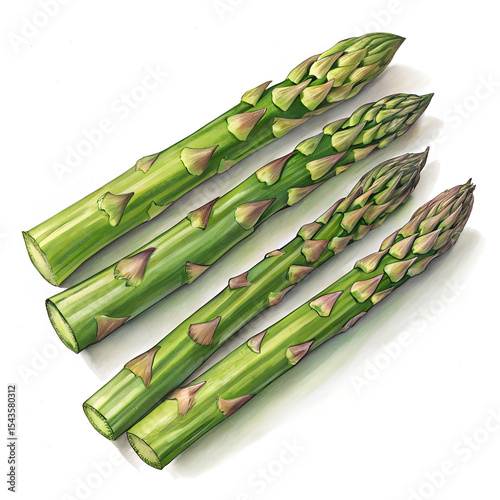 Fresh Green Asparagus for Healthy Cooking Recipes