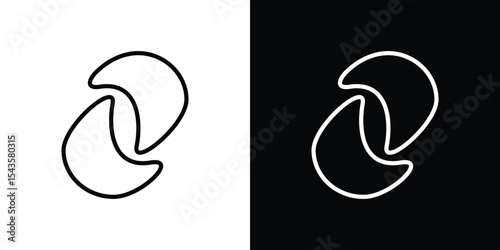 Under the eye patches icon filled flat sign concept for web design.