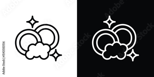 Washing dishes icon filled flat sign concept for web design.