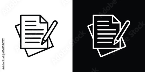 Wills and trusts icon filled flat sign concept for web design.