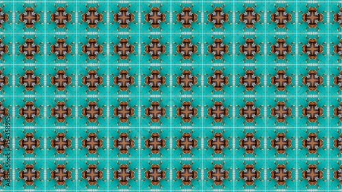 Modern and trendy Seamless Pattern design suitable for fabric or wrapping paper.