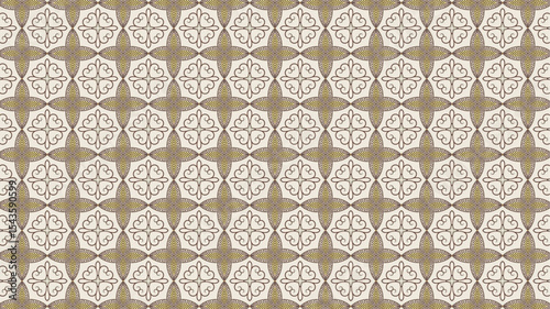 Modern and trendy Seamless Pattern design suitable for fabric or wrapping paper.