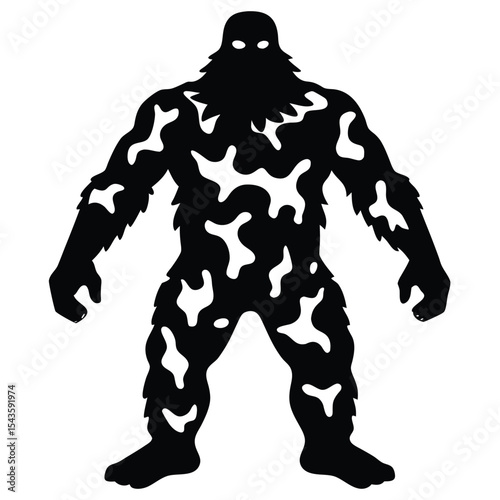 elegant female silhouette with flowing hair transformation