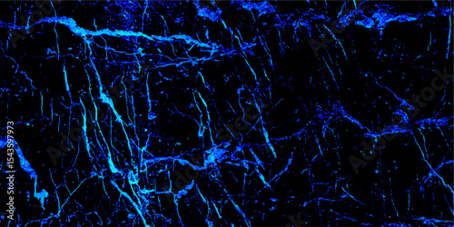Stars in deep universe, Galaxy. Glittering stars of blue bokeh and blue Sparkling Lights Festive background with texture. Glowing particles dynamic flow. Bokeh elements are scattered chaotically