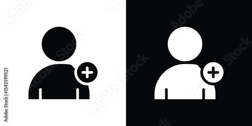 Add a new user icon collection. line stroke icon. EPS 10