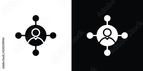 Affiliate marketing icon collection. line stroke icon. EPS 10