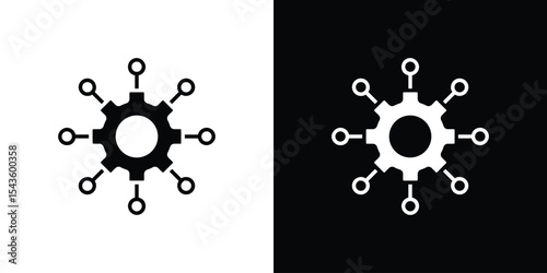 Algorithm icon collection. line stroke icon. EPS 10