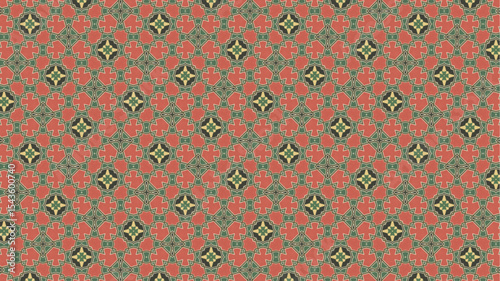 Modern and trendy Seamless Pattern design suitable for fabric or wrapping paper.