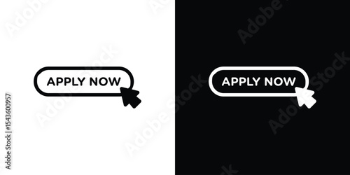 Apply icon collection. line stroke icon. EPS 10