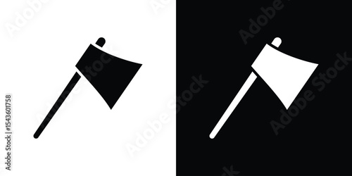 Axe icon collection. line stroke icon. EPS 10