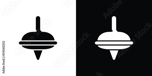 Baby spinning toy icon collection. line stroke icon. EPS 10