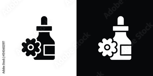 Bach flowers icon collection. line stroke icon. EPS 10