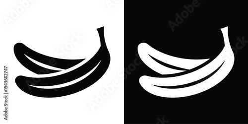 Banana icon collection. line stroke icon. EPS 10