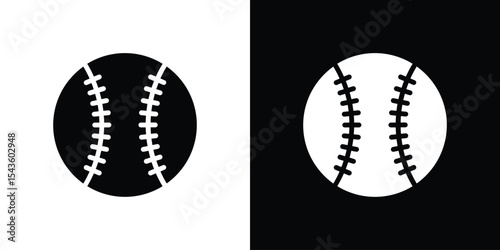 Baseball icon collection. line stroke icon. EPS 10