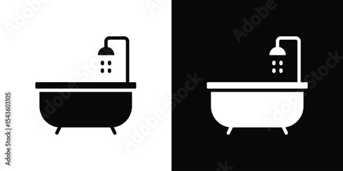 Bathroom icon collection. line stroke icon. EPS 10