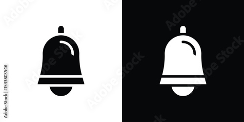 Bell icon collection. line stroke icon. EPS 10