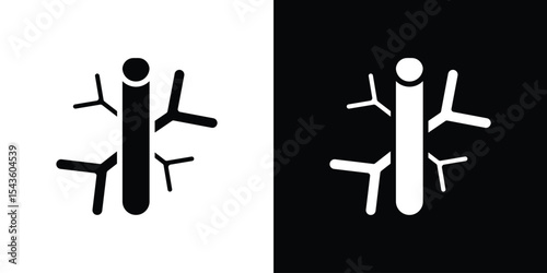 Blood vessel icon collection. line stroke icon. EPS 10