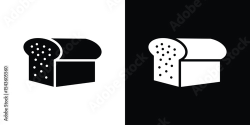 Bread loaf icon collection. line stroke icon. EPS 10